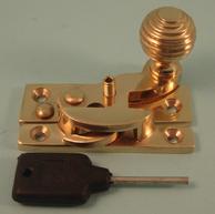 THD113L Claw Fastener - Reeded Knob - Locking