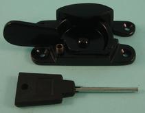 THD183L/BLP Fitch Fastener - Locking - Black Polished
