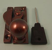 THD197L/BRO Claw Fastener - Ball Knob - Locking - Bronze