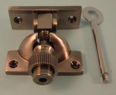 THD161L/AN Brighton Fastener - Standard - Locking in Antique Nickel