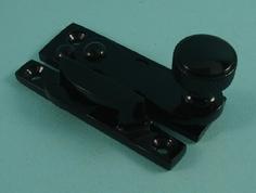 THD079/BLP Claw Fastener - Knurled Knob - Non Locking in Black Polished