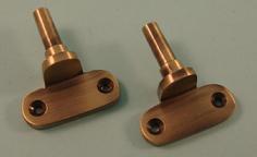 THD112/AB Flush Pin for Casement Stays in Antique Brass
