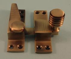 THD176/AB Straight Arm Fastener - Non locking - Beehive Knob in Antique Brass 