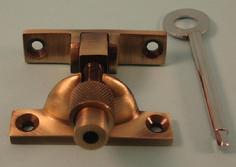 THD185L/AB Brighton Fastener Small Locking in Antique Brass