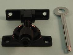 THD185L/BLP Brighton Fastener Small Locking in Black Polished