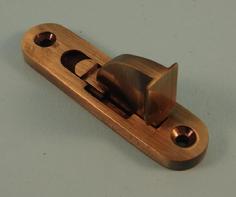 THD193/AB Weekes Sash Stop  Radius Ends in Antique Brass