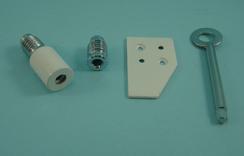 THD084/WH 21mm Deluxe Barrel Sash Stop White