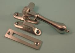 THD174/SCP Tear Drop Casement Fastener With Hook & Mortice Plate in Satin Chrome 