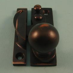 THD197/AC Claw Fastener - Ball Knob - Non Locking - Antique Copper