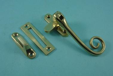 THD086 Curly Tail Casement Fastener with Hook & Mortice Plate