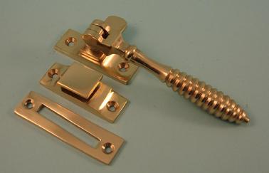 THD132 Reeded Casement Fastener with Hook and Mortice Plate