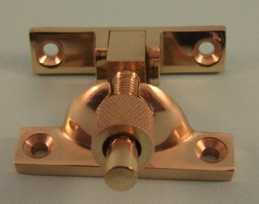 THD185 Brighton Fastener - Small - Non locking - Polished Brass