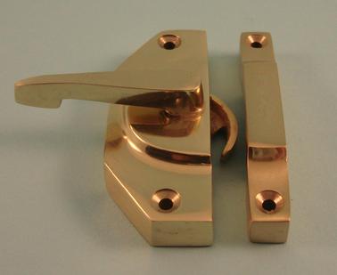THD194 Modern Fastener - Non locking - Polished Brass