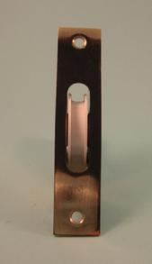 THD155/EB Nylon Wheel, Square Steel Face Plate in Electro Brass