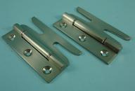THD148/SNP Simplex Hinge Solid Brass with DSW (pair) in Satin Nickel Plated