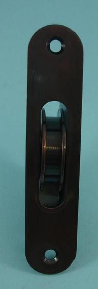 THD190/BRO Brass Wheel, Radius Brass Face Plate in Bronze