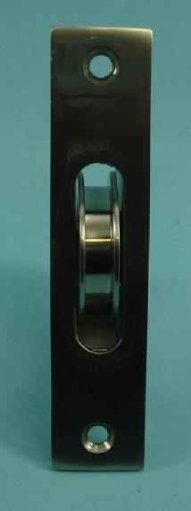 THD191/SNP Brass Wheel, Square Brass Face Plate in Satin Nickel