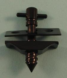 THD199/BLP Baton Rod Screw - Standard - 38mm in Black Polished