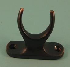 THD209/AC Pole Hook Holder in Antique Copper