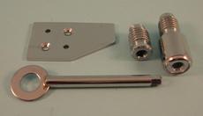 THD195/CP 19mm Sash Stop in Chrome Plated