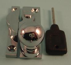 THD197L/CP Claw Fastener - Ball Knob - Locking - Chrome Plated