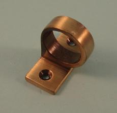 THD273/AB Sash Eye - Square End - Offset in Antique Brass