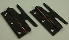 THD189/BLP Simplex Hinges (pair) in Black Polished
