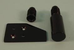 THD125/BLP Solid Sash Stop - 31mm - Black Polished