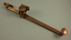 THD126/AB 250mm Adjustable Casement Stay - Inward Opening in Antique Brass