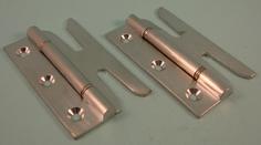 THD148/SCP Simplex Hinge Solid Brass with DSW (pair) in Satin Chrome 