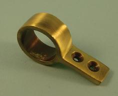 THD182/AB Sash Eye - Vertical in Antique Brass