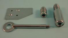 THD196/CP 28mm Sash Stop in Chrome Plated