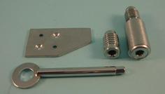 THD196/SCP 28mm Sash Stop in Satin Chrome 