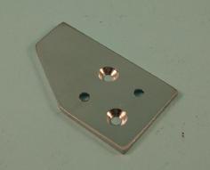 THD218/CP Spare Striker Plate 50mm x 30mm in Chrome Plated 