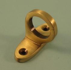 THD243/AB Sash Eye - Shaped in Antique Brass