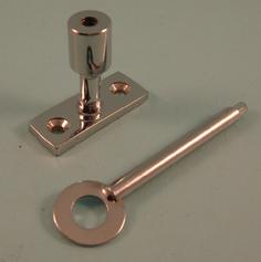 THD257/CP Brass Lockable Pin in Chrome Plated
