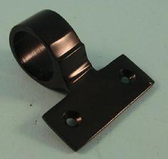 THD263/BLP Ornamental Ring Sash lift - Ridged in Black Polished