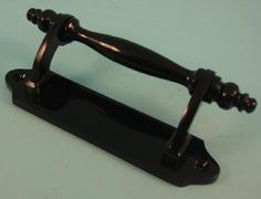 THD276/BLP Sash Handle - Traditional in Black Polished