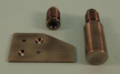 THD125/AN Solid Sash Stop - 31mm - Antique Nickel