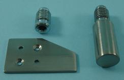 THD125/SNP Solid Sash Stop - 31mm - Satin Nickel Plated