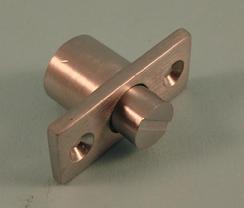 THD266/SCP Screw Out Sash Stop in Satin Chrome 