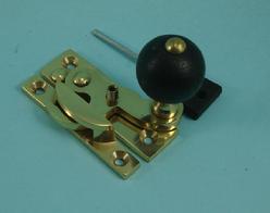 THD108WBL Claw Fastener - Locking - Black Wood Knob