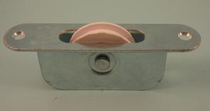 THD156 Nylon Wheel, Radius Steel Face Plate