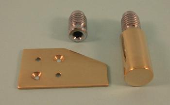 THD125 Solid Sash Stop - 31mm in Polished Brass